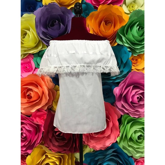 Mexican blouse only handmade and embroidered - Picture 6 of 6